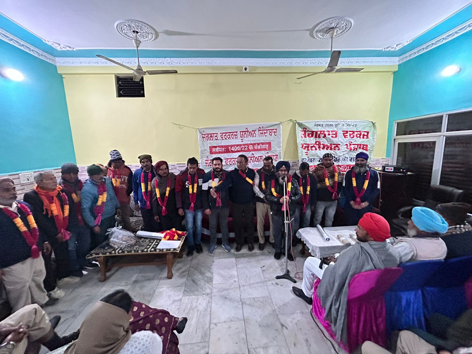 Pawan Kumar became the head of Forest Employees Union Mandal Garhshankar